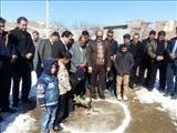 مدرسه دو کلاسه خیر ساز در روستای سعید آباد مراغه آذربایجانشرقی کلنگ زنی شد. 