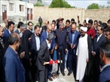 کلنگ احداث مدرسه 6 کلاسه خیرساز روستای حیدرآباد تسوج آذربایجانشرقی بر زمین زده شد