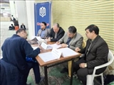 برگزاری میز خدمت ارتباطات مردمی اداره کل نوسازی مدارس آذربایجان شرقی در نماز جمعه