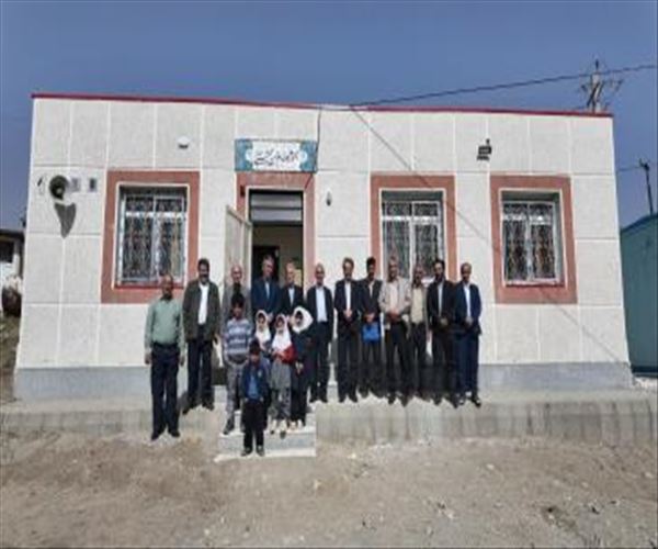 افتتاح مدرسه یک کلاسه امام حسن مجتبی (ع) در روستای شیربیت اهر
