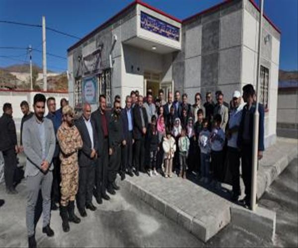 افتتاح مدرسه دو کلاسه شهید علی علیزاده در روستای لیلاب خاروانا