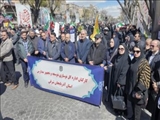 حضور مدیرکل و کارکنان نوسازی مدارس آذربایجان شرقی در مراسم چهلم رهبر شهید