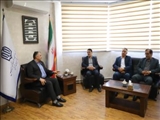 دیدار فرماندار هریس با مدیرکل نوسازی مدارس آذربایجان شرقی