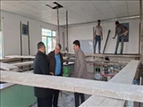 بازدید مدیرکل نوسازی مدارس آذربایجان شرقی از تعمیرات مدارس آسیب دیده صوفیان در جنگ رمضان