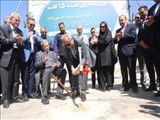 کلنگ زنی مدرسه ۱۵ کلاسه مشارکتی در کلانشهر تبریز